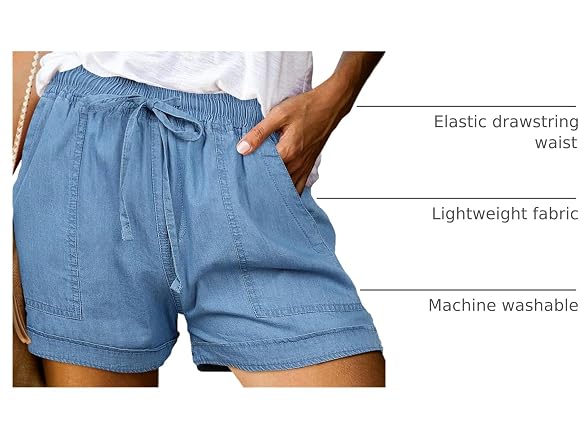 Onlyshe Women (L) Casual Frayed Hem Shorts