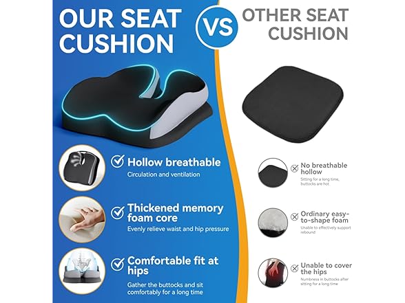 Seat Cushions for Office Chairs