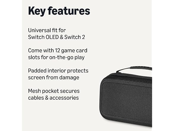 Amazon Basics Universal Nintendo Switch Case