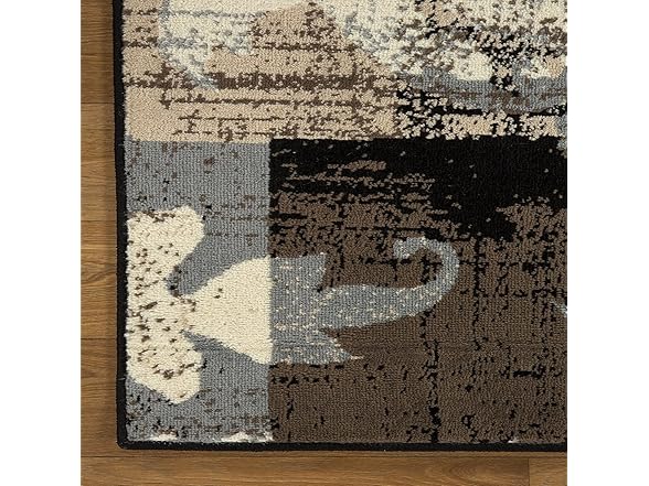 Superior Indoor 4'x6' Area Rug, Jute Backed