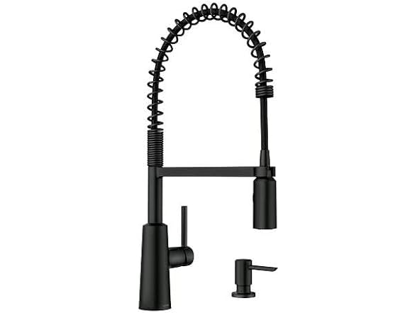 Moen Indi Spring Pulldown Sprayer Kitchen Faucet - Gallery 4