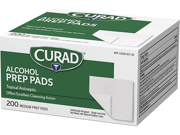 Curad Alcohol Prep Pads 200ct