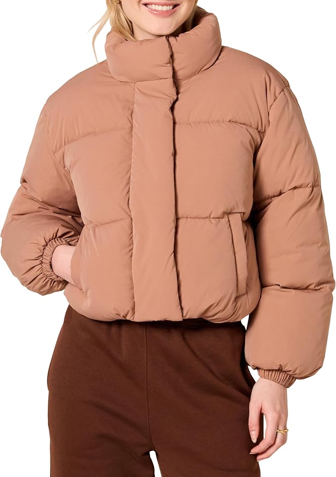 Amazon Essentials Womens Cropped Puffer Jacket - Gallery 18