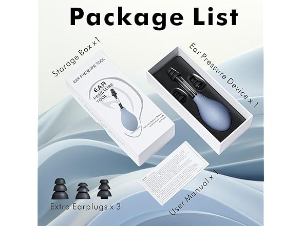 Ear Pressure Relief Suction Device