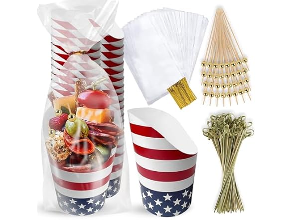 Charcuterie Cups With Sticks