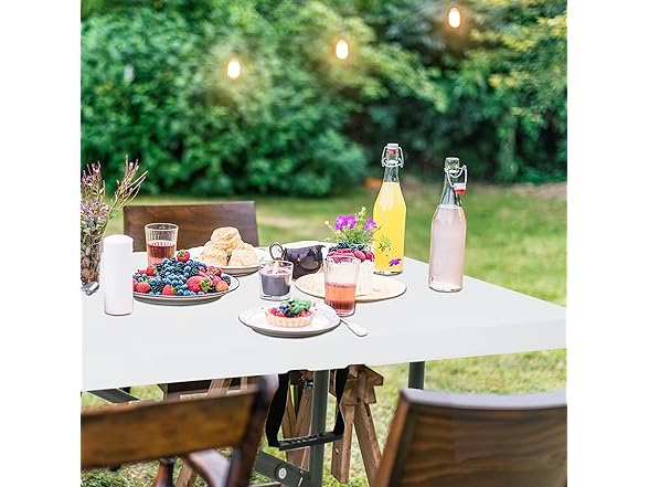 Haiput Wam Folding Tables, 6 Foot Folding Table wi