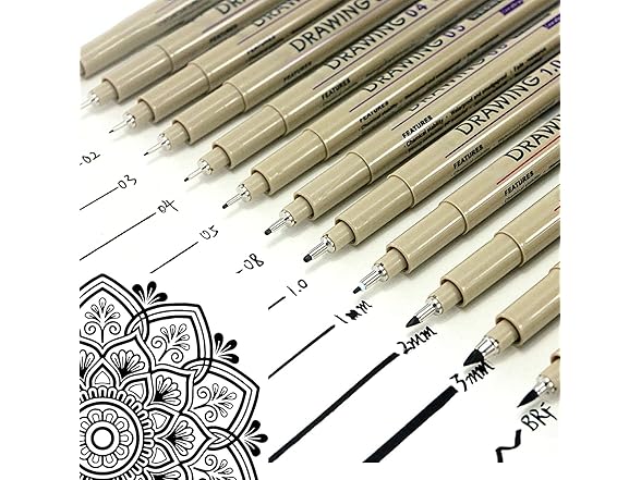 Generic Fineliner Drawing Art Pen, Writing Pen