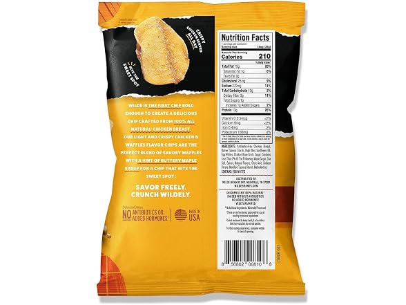 Wilde Chips Chicken Waffles Protein