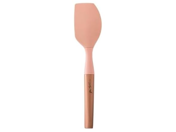 Dolly Parton Silicone Spatula with Blush Design – Heat-Resistant to 450F, Nonstick Safe, Weighted Ergonomic Handle, Dishwasher Safe, 12.9 Inch