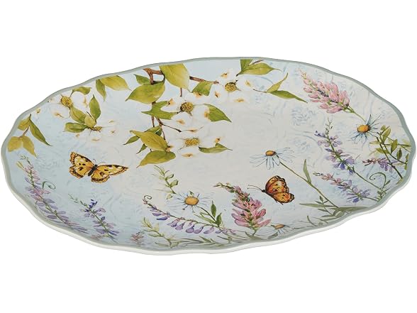Easter Meadow 14x10.5-Inch Oval Serving Platter