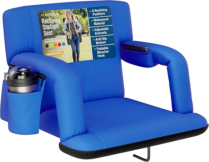 Alpcour Reclining Stadium Seat w/ Armrests - Gallery 20