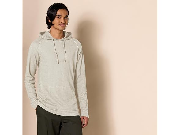 Amazon Essentials Men Slub Thermal Pullover Hoodie