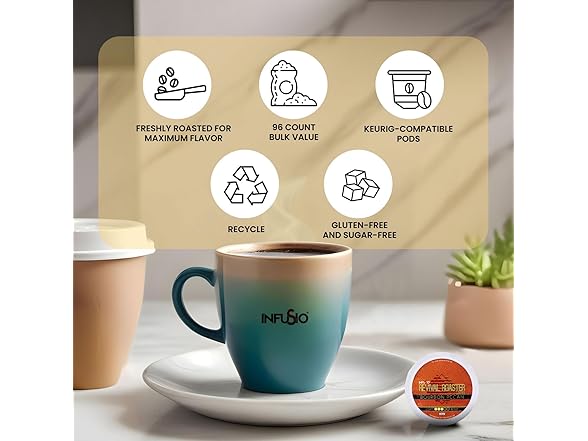 InfuSio Coffee Pods Variety 96ct K-Cup