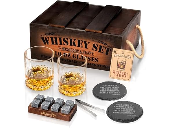 Mixology & Craft Whiskey Gift Set
