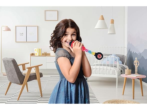 LEXiBOOK Miraculous, Lighting Microphone for Children