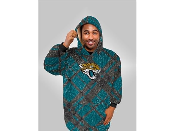 NFL Sherpa Flannel Hoodie Blanket - Choose Team