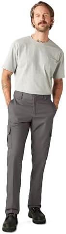 Dickies Men's Flex Regular Fit Cargo Pants, Gravel Gray