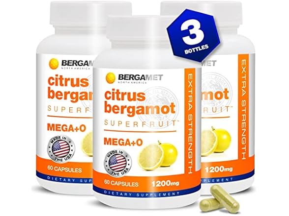 BergaMet Citrus Bergamot, 180ct