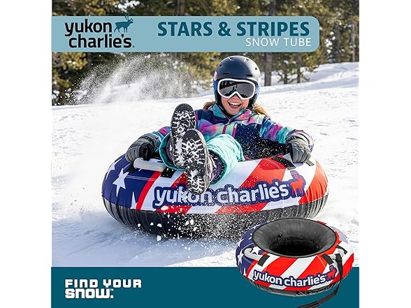 Yukon Charlie's Stars Snow Tube 46” 7+