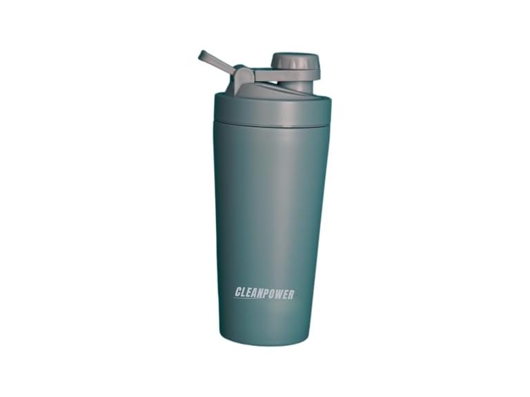Clean Power Stainless Steel Shaker Bottle