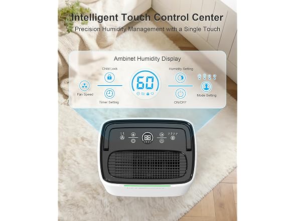 Pluscent 52 Pints Large Dehumidifier