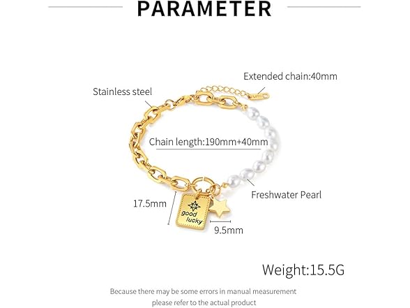 WULZST Pearl Bracelets