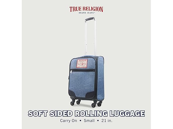True Religion 23" Rolling Luggage