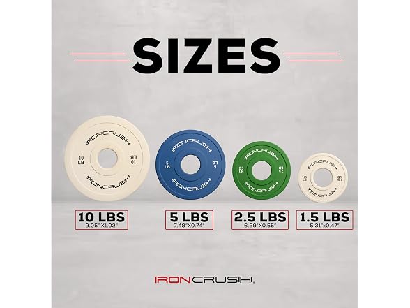 Iron Crush Fractional Change Plates