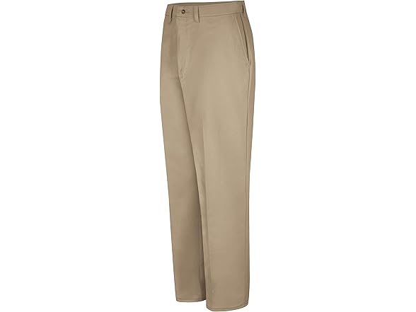Red Kap Men Plain Front Cotton Pant