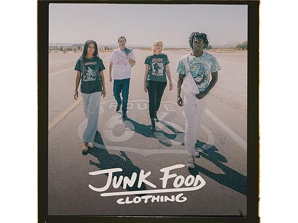 Junk Food Dancing Bear Navy Tee - L