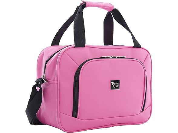 Travelers Club 4pc Luggage Pink