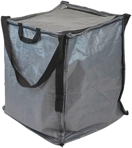 DuraSack BB-1619ZGRY-6PK Storage Tote with Zip Top 6PK 