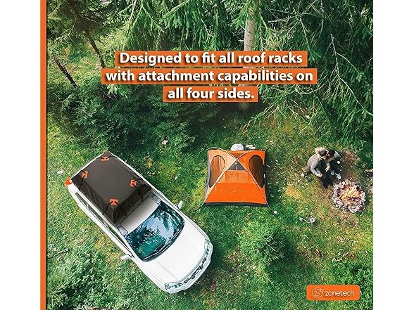 Zone Tech OR0005 Roof Top Waterproof Cargo Bag Black