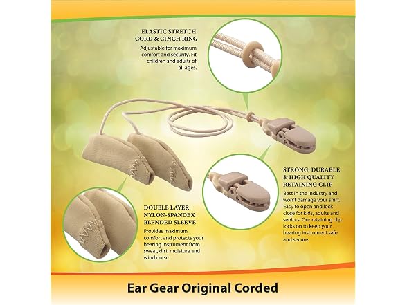 Ear Gear Original Corded Hearing Aid Cover