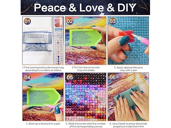 Uatiodo Diamond Painting Kits for Adults