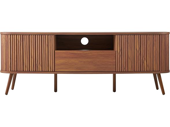 JONATHAN Y Damien 70 Curved TV Stand