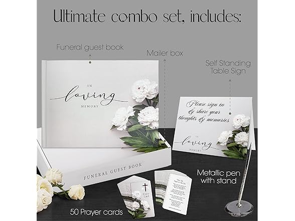 Generic Funeral Guest Book