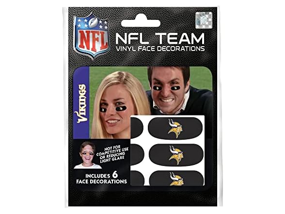 Party Animal Eye Black Stickers, Black