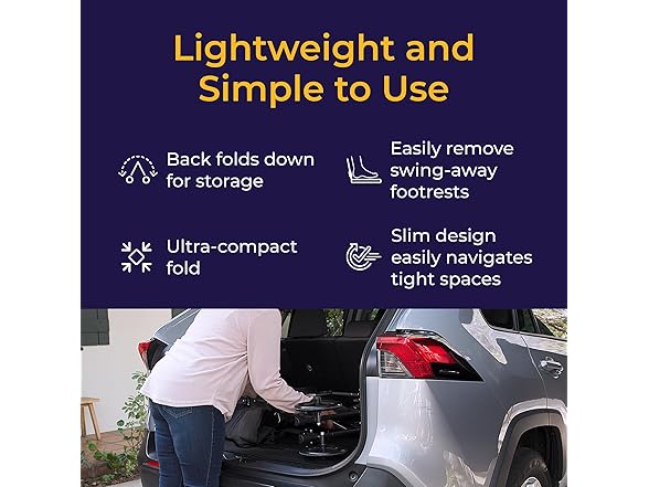 Drive Medical Lightweight Transport Wheelchair