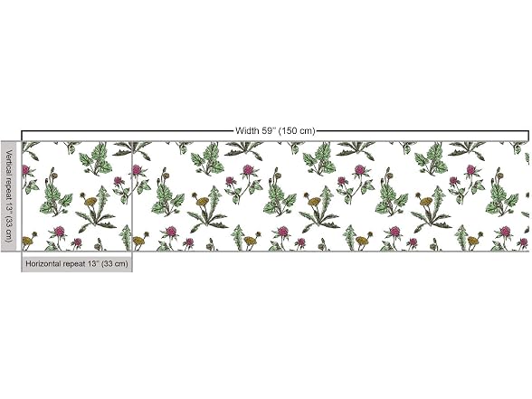 Ambesonne Dandelion Fabric by The Yard,