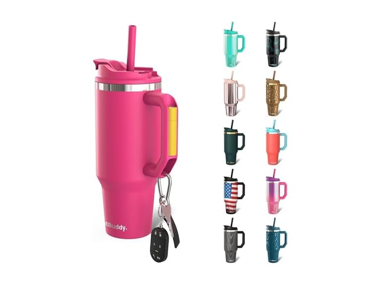Frost Buddy 40oz Tumbler, Neon Pink
