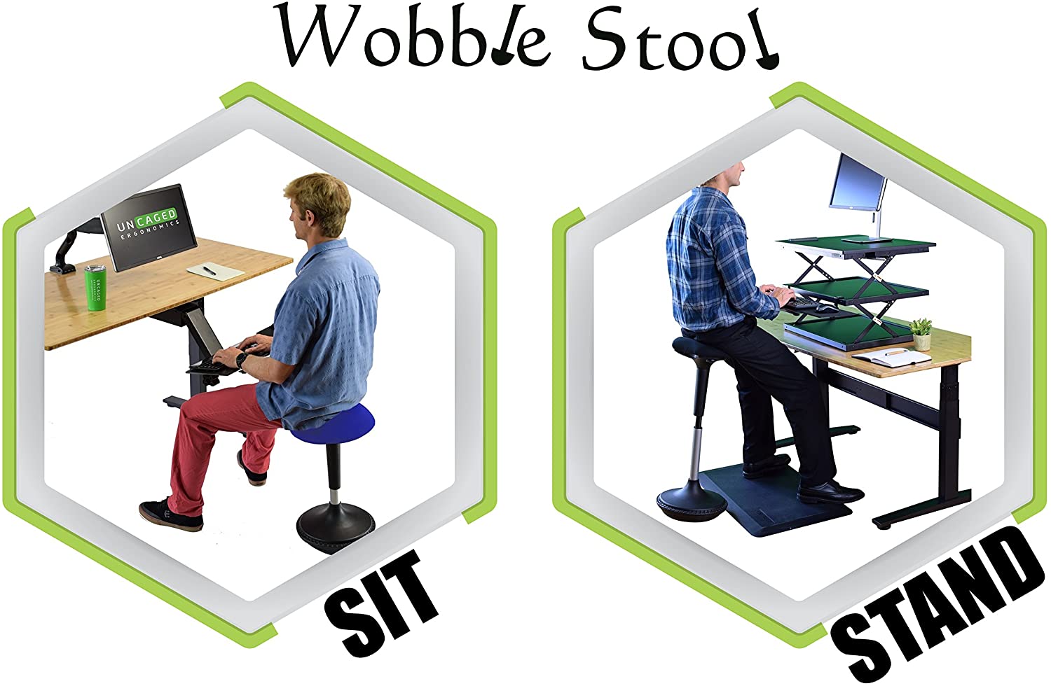 Wobble Stool Standing Desk Chair - Gallery 14