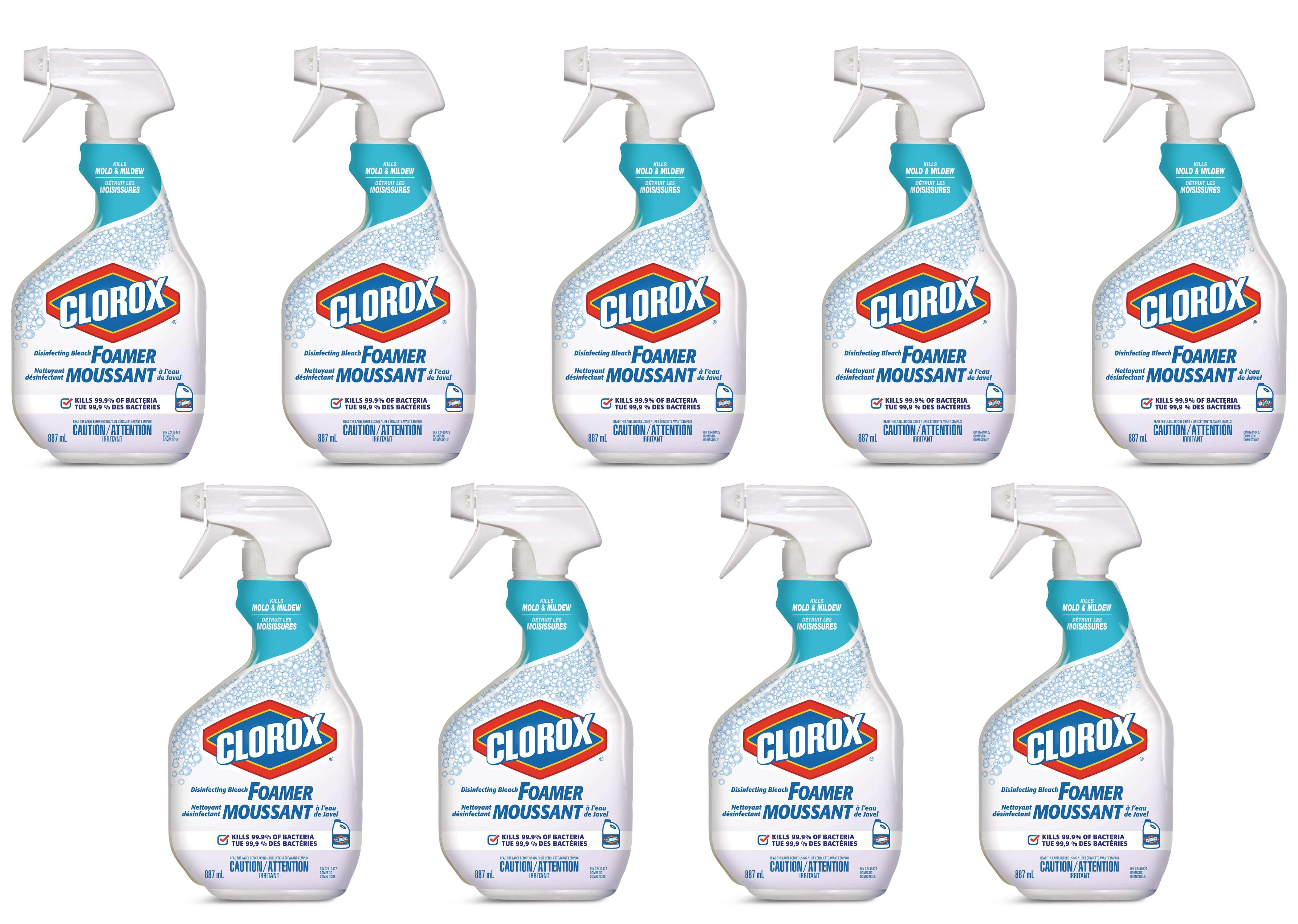 9Pk Clorox Bathroom Bleach Foamer Original - Gallery 3