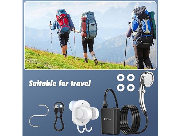 TRJZWA Portable Outdoor Shower
