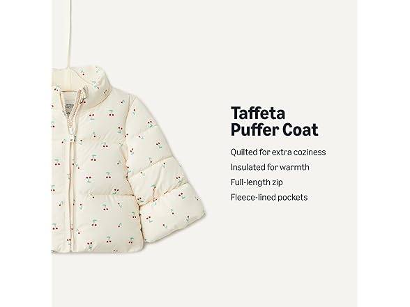 Taffeta Puffer Jacket (12M - 4T) | Your Color Choice