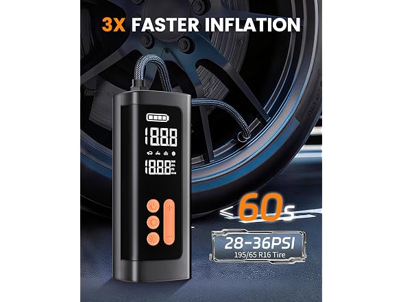 NOBIWA Tire Inflator Portable Air Compressor