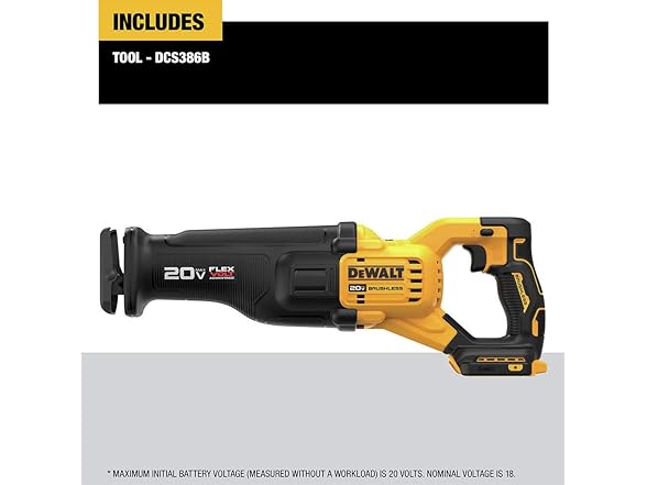 DEWALT DCS386B FLEXVOLT 20V MAX Reciprocating Saw