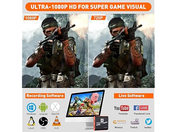 4K 60FPS HDMI Capture Card