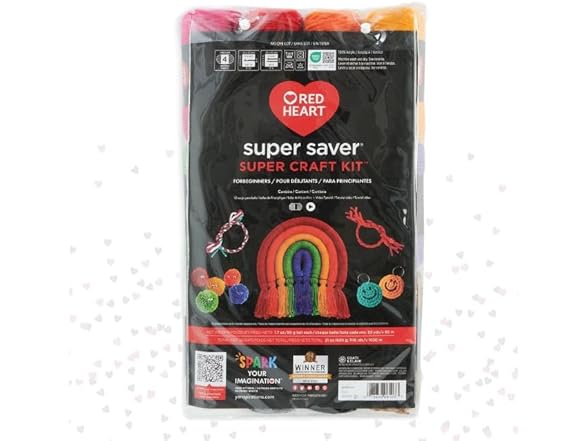 Red Heart Super Saver Super Yarn Craft Kit for Crochet