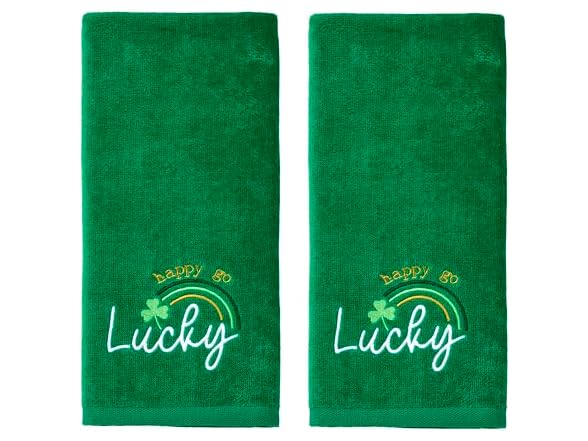 SKL Home St. Patrick's Day Happy Go Lucky 100% Cotton